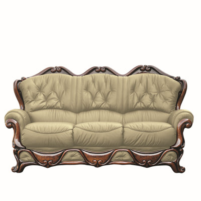 Dodgson 3 Seater Faux Leather Sofa