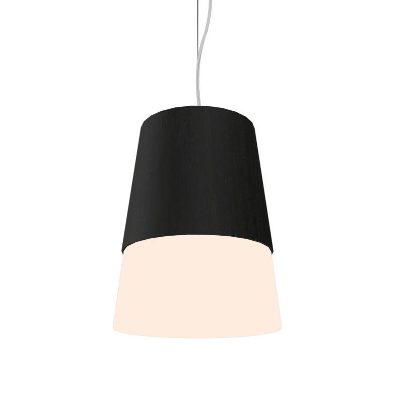 Cônico 1 - Light Pendant, Organic Cappuccino, Organic Cappuccino, 12.99" H x 10.83" W x 10.83" D