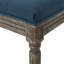 Chaises de salle à manger en tissu bleu marine - de 2, attrait durable 2 en tissu, fabrication