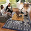 Flatweave Striped and Geometric Rug