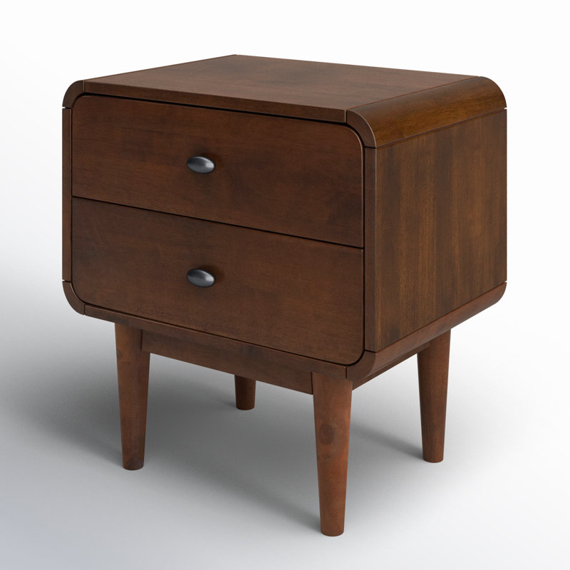 Baus 22.5'' W Solid Wood Nightstand