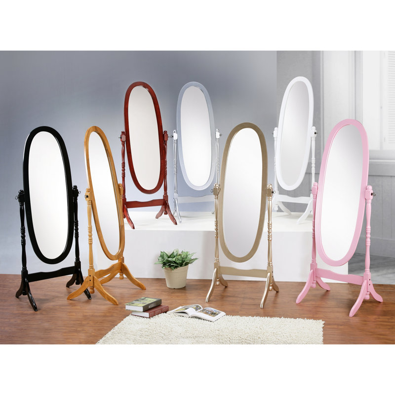 Miroir à finition argentée