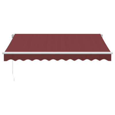 Dakota Fields Polyester Cover Retractable Patio Awning