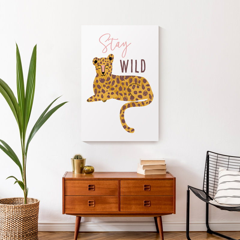 Art sur toile Stay Wild, H 30 po x l 20 po x P 1,25 po