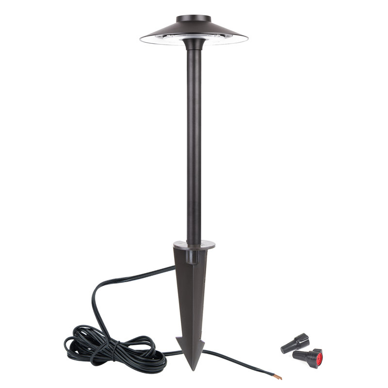 Colorscaping Low Voltage Integrated LED Aluminum Pathway Light, Black