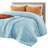Bedsure Full Box-Stitch Down Alternative Duvet Insert – Light Blue , All-Season Comforter-126171480-101820268