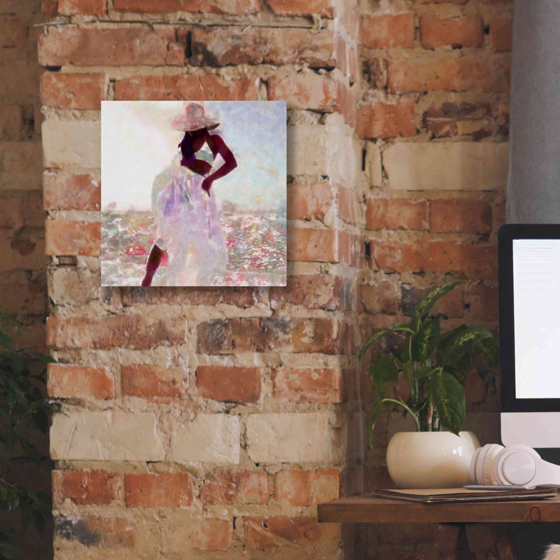 «Her Colorful Dance I» par Alonzo Saunders, estampe numérique sur toile, H 12 po x l 12 po x P 0,75 po