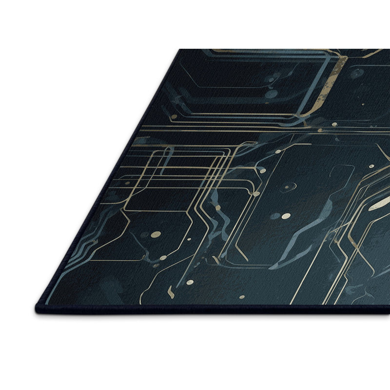 Pulsar Flow Rug, Rectangle 2' x 3'