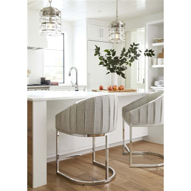 Make It Yours Counter & Bar Stool, Bar Stool (32" Seat Height), Satin Brass