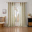 Draycott Light Filtering Linen Textured Polyester Semi-Sheer Grommet Curtain Pair-1054915708-1054720257