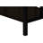 Stylish Metal Bookcase, 62" Tall, Dark Brown Laminate Shelves, For Bedroom 62"H 4 Tier & Black Metal, Space Office