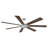 72" 7 - Blade Windmill Large Ceiling Fan without Lights with Remote Control-248772307