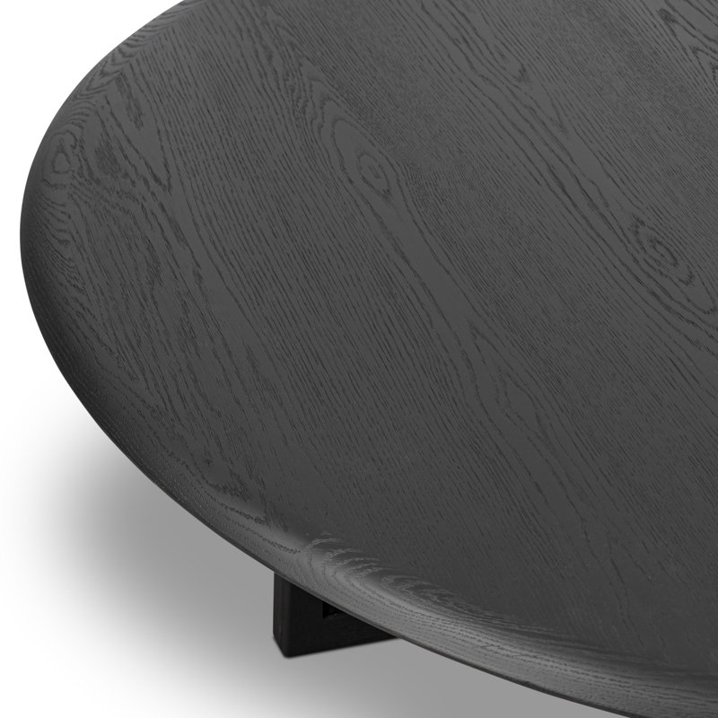Rosenell Round Coffee Table, Black