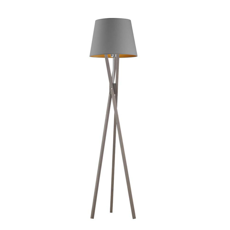 Senne 150cm Tripod Floor Lamp, Grey, Grey