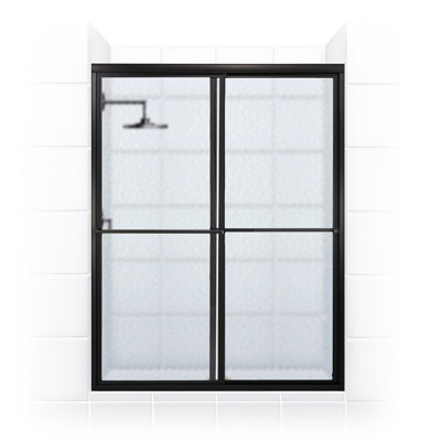 Newport Series 60" x 70" Bypass Framed Shower Door