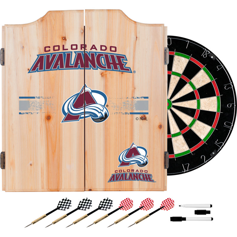 Ensemble de jeu de fléchettes NHL Logo, Colorado Avalanche