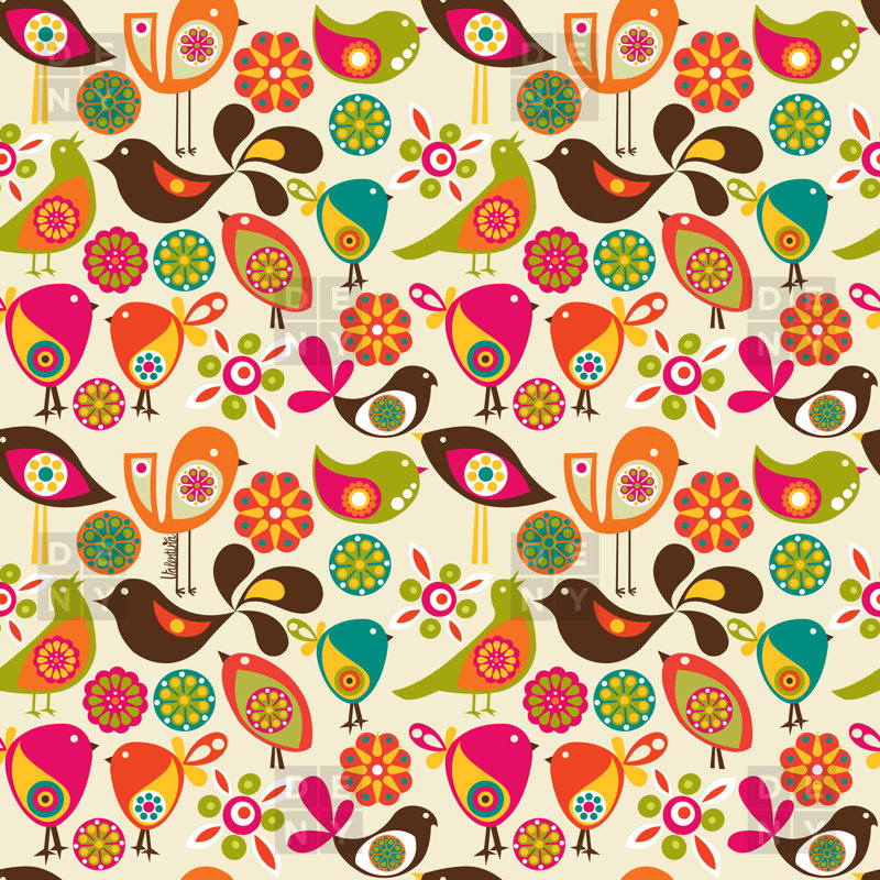 Rideau de douche simple little oiseaux