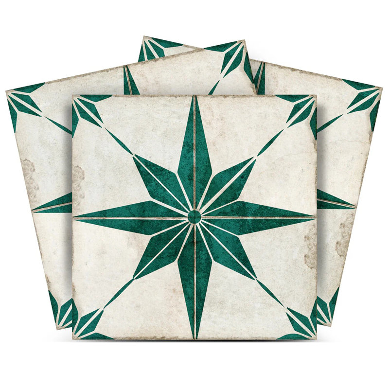 8'' W x 8'' L Vinyl Peel and Stick Mosaic Tile