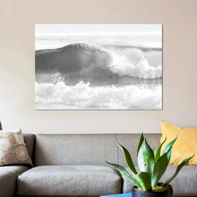 «Wave I», reproduction de photo sur toile, H 8 po x l 12 po x P 0,75 po, Toile tendue, Pas de tapis