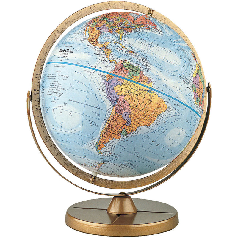 Globe terrestre pioneer