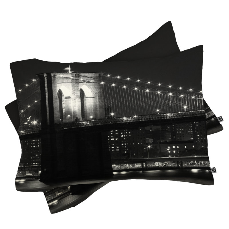 Leonidas Oxby Brooklyn Bridge 125 Pillowcase, King