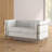 Hercules Regal Series Contemporary LeatherSoft Loveseat with Encasing Frame-24677642