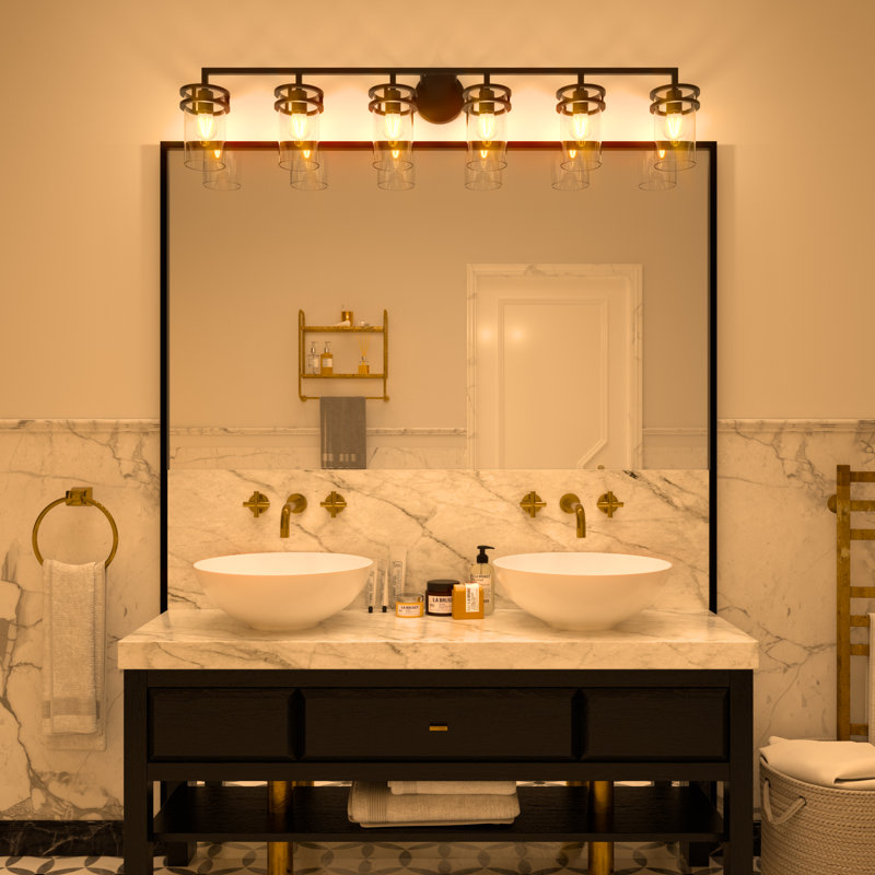 6 - Light Dimmable Bathroom Vanity Light