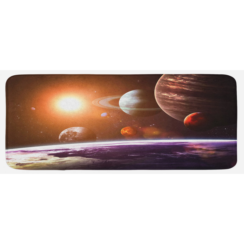 Tapis de cuisine galaxy