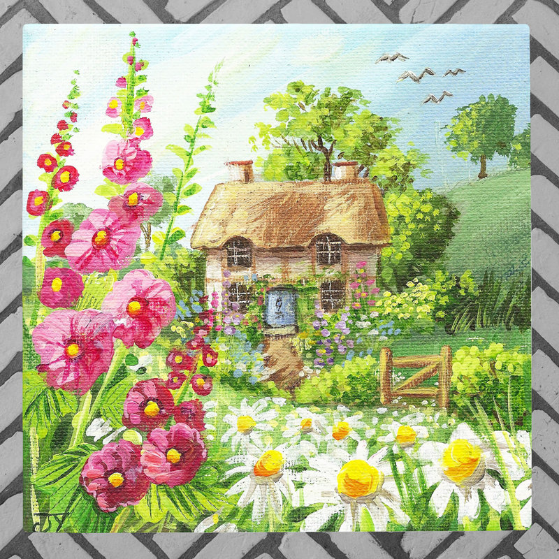 JUDITH YATES Farmhouse Wall Decor on Ceramic