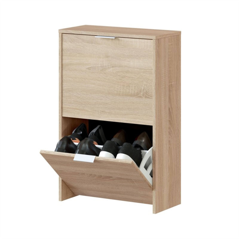 15 Pair Shoe Storage Cabinet, Beige