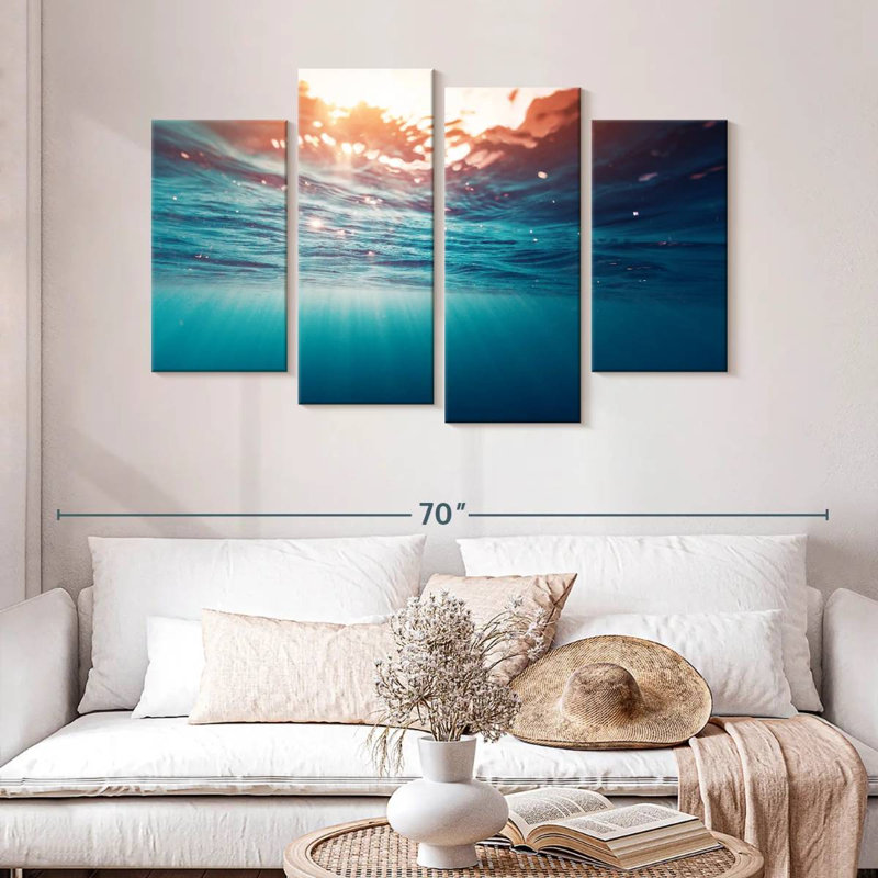 Rayons de soleil Gillard Ocean Wave, H 32 po x l 52 po