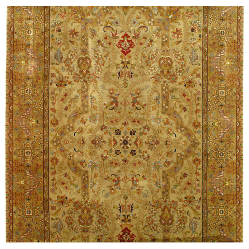 Tabriz Wool Oriental Area Rug