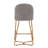 Ainhoa Upholstered Counter Stool with Metal Frame-1387059719