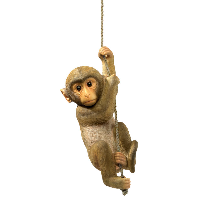 Chico the Chimpanzee Hanging Garden Statue