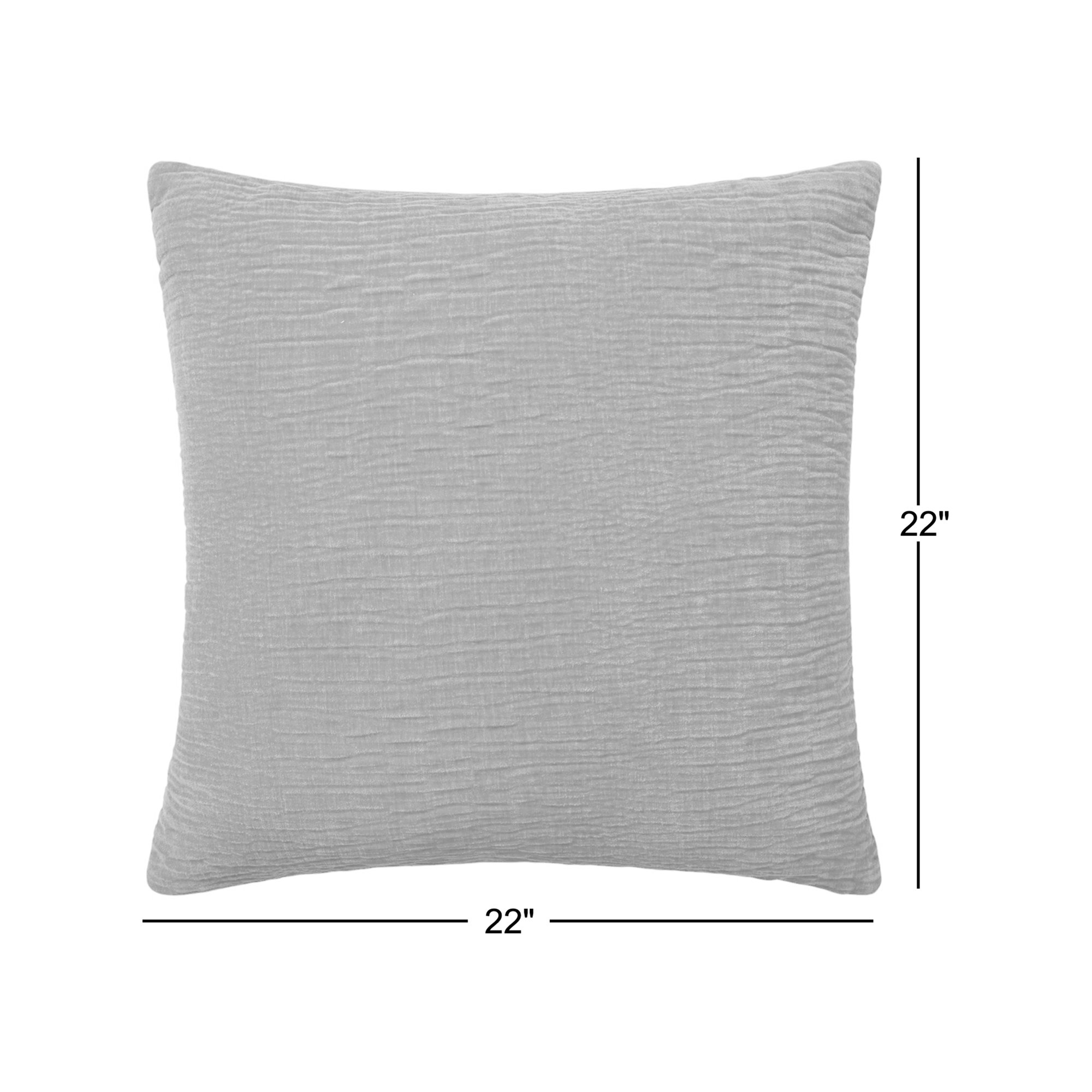 Edan Throw Pillow, Copper, Pillow Cover Only/No Insert, 22"H x 22"W