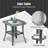 Paleosofos Wicker 6 - Person Patio Conversation Set with Cushions-807482154