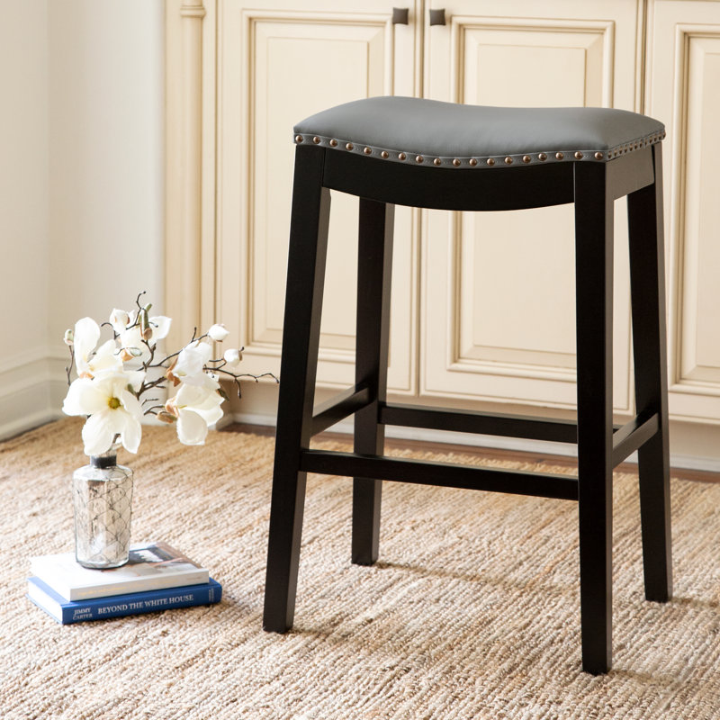 Tabouret de bar Oglethorpe, Gris, Tabouret de bar (siège d'une hauteur de 29 po)