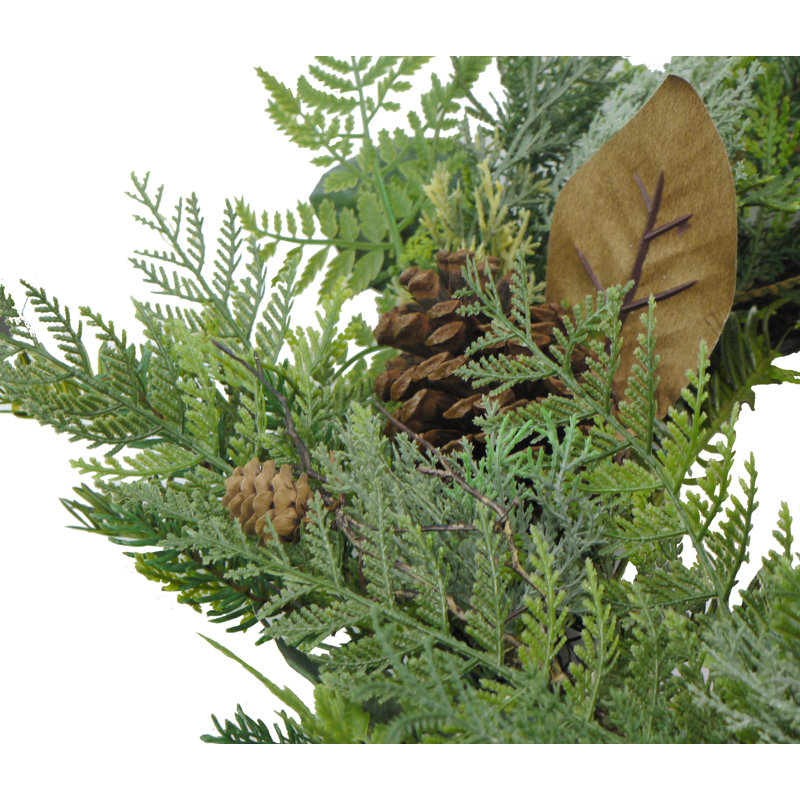 C0c06b20ceab408382c5fb7a6767fa30 de couronne de magnolia/feuille à cône 24"