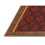 Tapis de zone rouge/jaune contemporain-1950894702