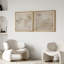 Abstrait beige et brun avec impression murale minimaliste moderne et neutre-102833038-102833040