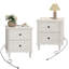 Ensemble de table de chevet 2 tiroirs avec charge WAMPAT-133044150
