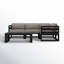 Avion 5 Piece Sectional Set - Black-1414265629-1426329049