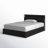 Tryston Lift Up Storage Queen Bed Frame & Charging Station, Black-79444705-79173073