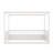 Canopy Bed Frame with Guardrails,Floor Bed Full with Four Poster Design-875532498-875532499