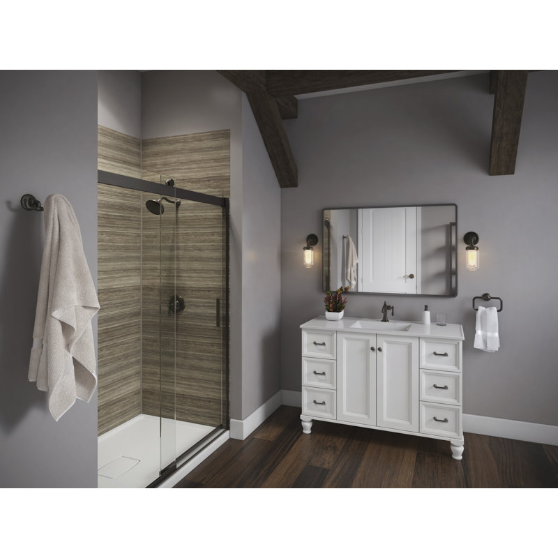 Artifacts 2 Light Indoor Bathroom Vanity Light Fixture, Downlight Position Only, UL Listed, Brushed Moderne Brass