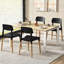 Ensemble de 4 chaises d'appoint modernes avec dossier ergonomique pour la salle à manger-1969670360