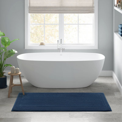 1 PCS 24X72" 100% Cotton Tufted 3000 GSM Reversible Bath Rug