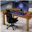 Bureau d'écriture en bois, bureau d'ordinateur, bureau de direction
