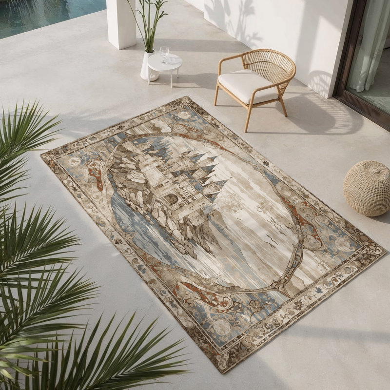 Tapis intérieur et extérieur Loyauté, Rectangulaire 8 pi x 10 pi