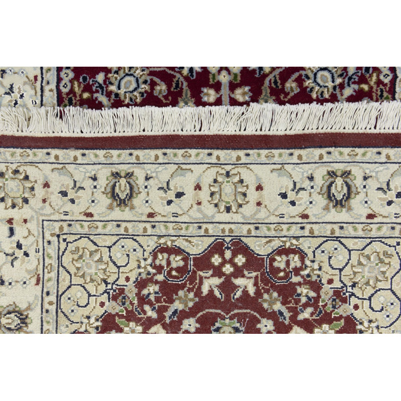Tapis rouge Malphurs Indo Nain, Tapis de couloir 3 pi x 12 pi